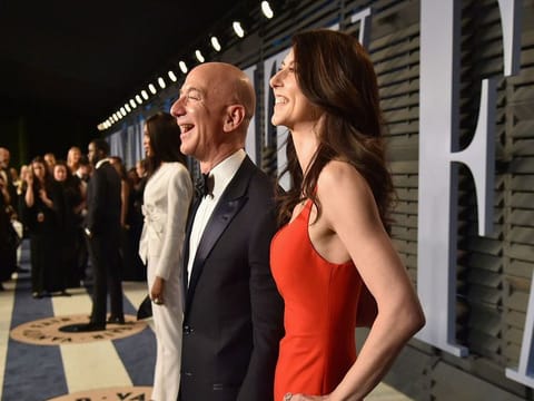 Jeff Bezos and Mackenzie Bezos