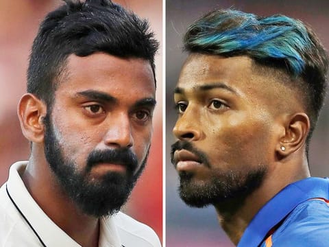 KL Rahul and Hardik Pandya. 