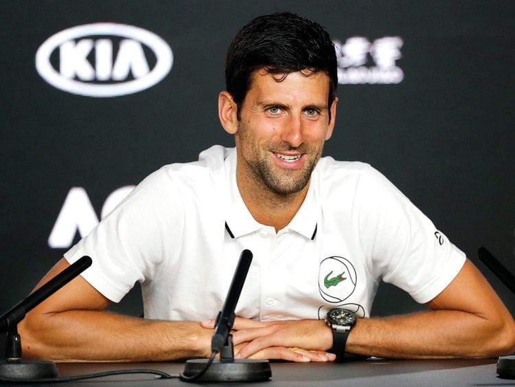 Serbia's Novak Djokovic