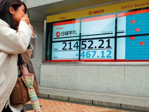 The report showed both households and businesses cut spending for a third straight quarter as Japan's economy slipped to fourth-largest in the world in dollar terms last year. Germany now has the world's third-largest economy.