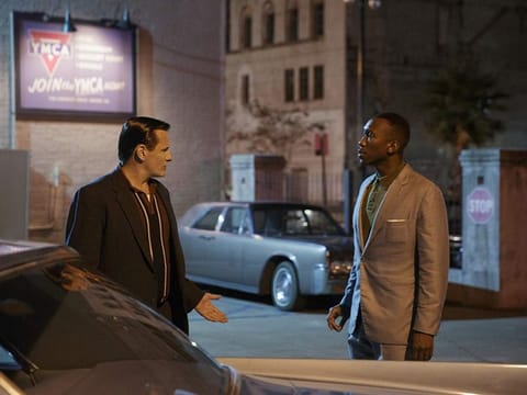 Mahershala Ali (right) in ‘Green Book’.