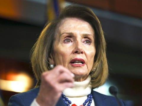 Outgoing US House of Representatives Speaker Nancy Pelosi.