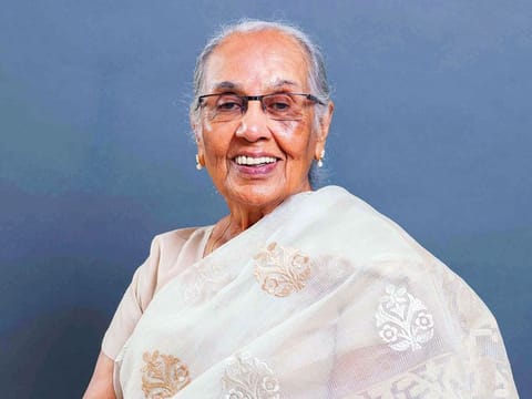 Dr Zulekha Daud, Founder of the Zulekha Healthcare Group, who is believed to be the first female practicing doctor in the country.