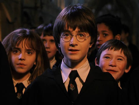 Daniel Radcliffe in ‘Harry Potter and the Philosopher’s Stone’ (2001).