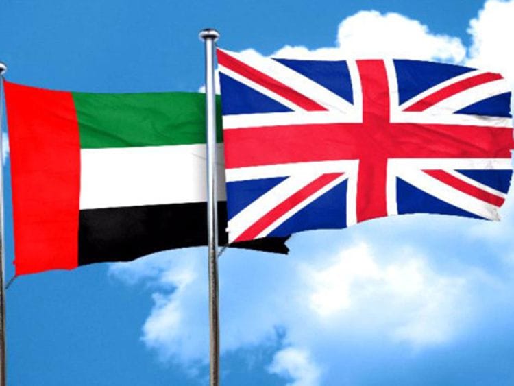 uae uk flags