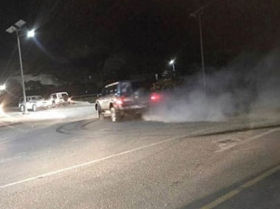 Fujairah Police detained the seven reckless drivers and confiscated the vehicles for four months. 