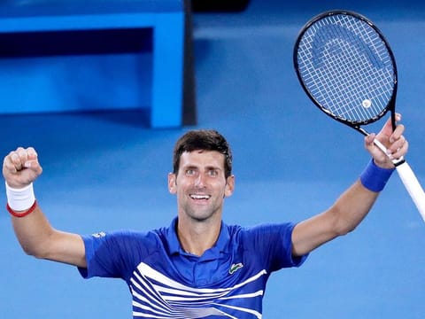 Serbia's Novak Djokovic