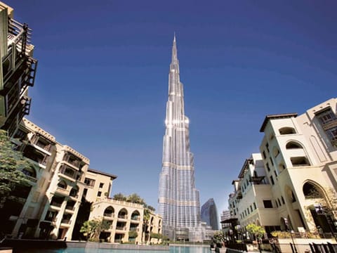 Soaring above all - last year, value gains at the Burj Khalifa outpaced the rest of the luxury property market in Dubai.
