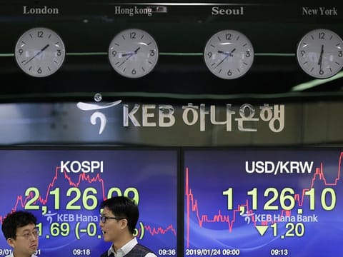Japanese and South Korean tech stocks plummeted on Friday, with tech investor SoftBank plunging more than 10 percent as fears over an AI bubble weigh on the market.