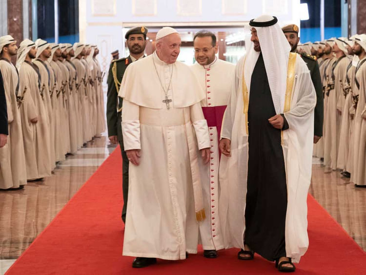 MBZ welcomes Pope