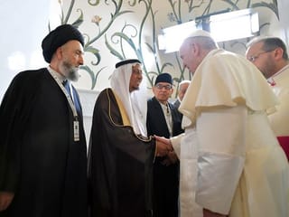 Grand Imam of Al Azhar, Pope Francis meet with Muslim Council of Elders