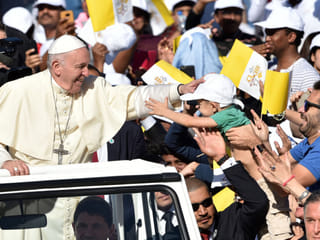 Meet the boy who was blessed by Pope Francis during the Papal Mass in Abu Dhabi 