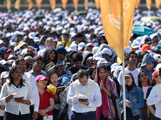 A Papal Mass attended by the ‘whole world’