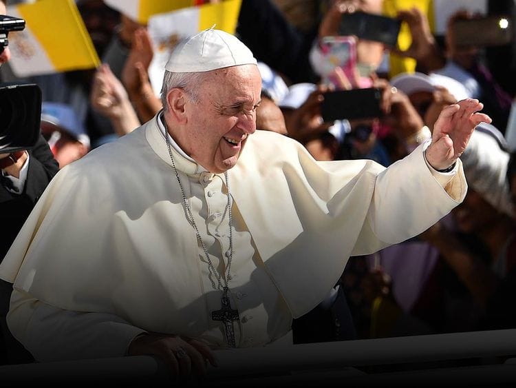 Pope Francis at the Zayed