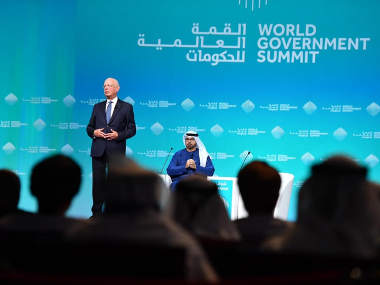 WGS 01 Prof. Klaus Schwab,  Mohammad Abdulla Al Gergawi