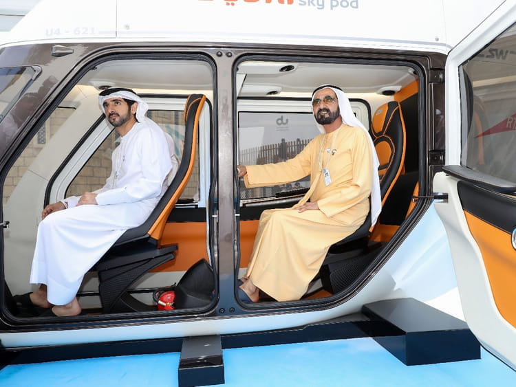 Shaikh Mohammad (right) and Shaikh Hamdan