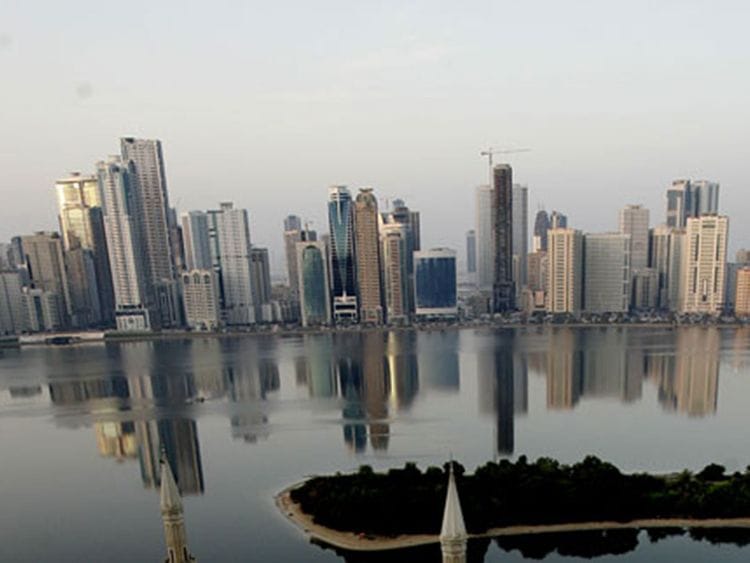 The Sharjah skyline.