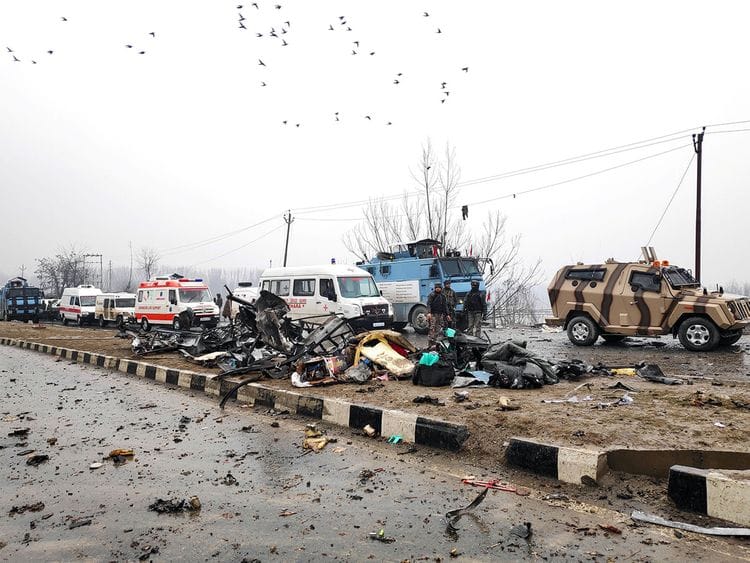 Lethpora in south Kashmir's Pulwama district