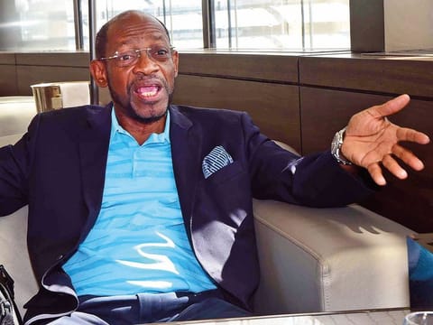 Former St Kitts & Nevis PM Denzil Douglas during an interview with Gulf News in Dubai.