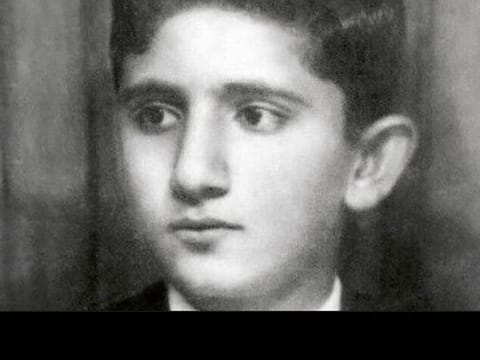 The young Shaikh Mohammad Bin Rashid Al Maktoum.