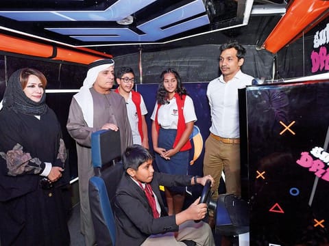 Mattar Al Tayer launches ‘Smart Safety Bus’ to promote students’ traffic awareness