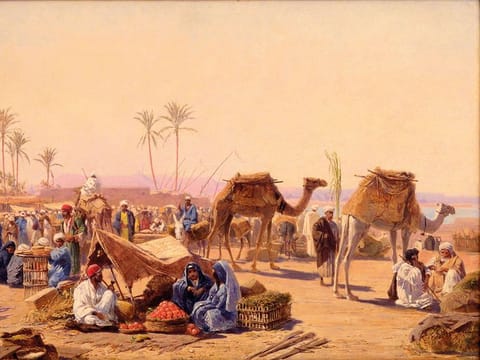 Ludwig Hans Fischer, A Market in Egypt 
