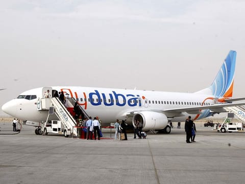 A flydubai aircraft