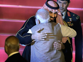 Saudi Crown Prince Mohammad Bin Salman arrives in New Delhi