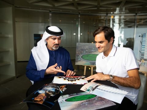Salah Tahlak, Tournament Director of DDFTC, wished good luck to Roger Federer - an eight-time champion of the men's singles crown - as the Swiss master is now on comeback trail after a long break due to knee surgery.