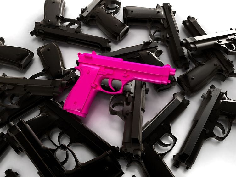 A pile of guns 1