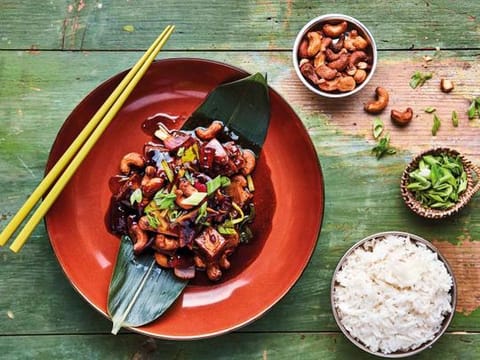 Be sure to try the kung pao chicken at Asian Kitchen’s Meet the Wokker’s à la carte brunch