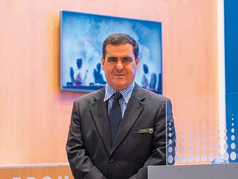 Nasser Salim, General Manager of Emirates Data Clearing House. Set up in 1994, EDCH is the sole data-clearing house in the Middle East.