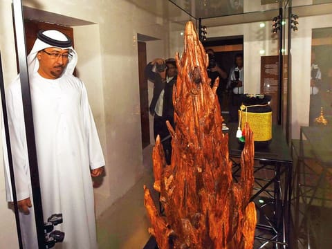 Dawoud Al Hajri, Director General of Dubai Municipality during the Media Tour of the Shindagha Museum.