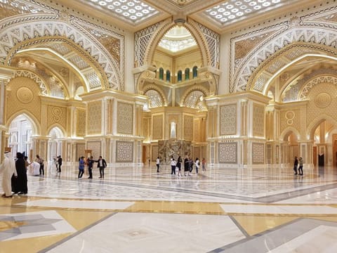 Honeyed hues at Qasr Al Watan