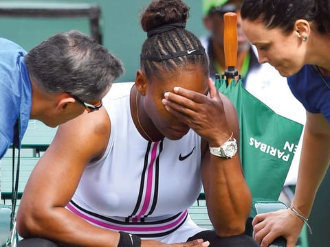 Serena Williams had an injury-disrupted season and she had limped out of Wimbledon. 
