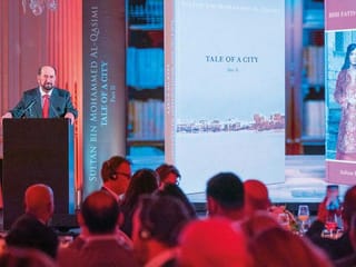 Dr Shaikh Sultan launches English versions of his two books in London