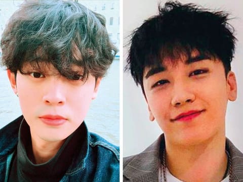 Jung Joon-young (left) and Seungri. 