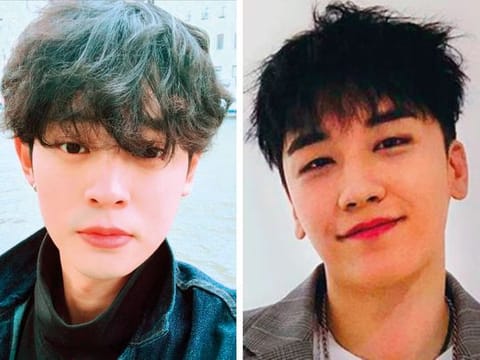 Jung Joon-young (left) and Seungri. 