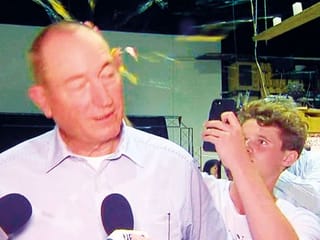 Video: Politician Fraser Anning hits a young protester who egged him for islamophobic comments