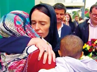New Zealand leader shows resolve, empathy