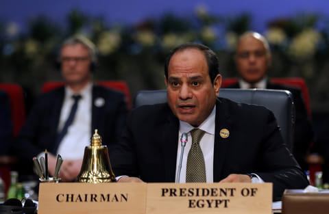 Egyptian President Abdel Fattah al-Sisi 