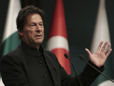 Pakistan's Prime Minister Imran Khan