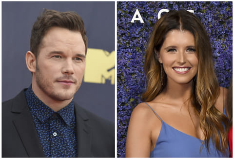 Chris Pratt and Katherine Schwarzenegger.