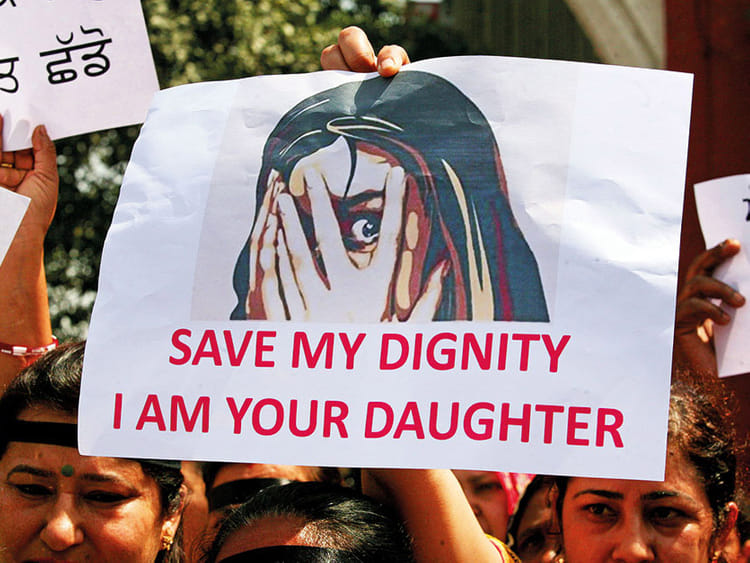 India minor rape protests
