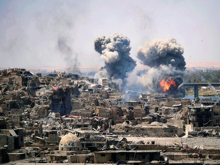 Airstrikes target Daesh positions