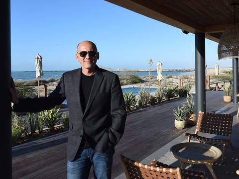 Walid Al Hindi, CEO of Imkan Properties at the Aljurf project site area. The Aljurf takes its inspiration from Riviera-themed lifestyles.