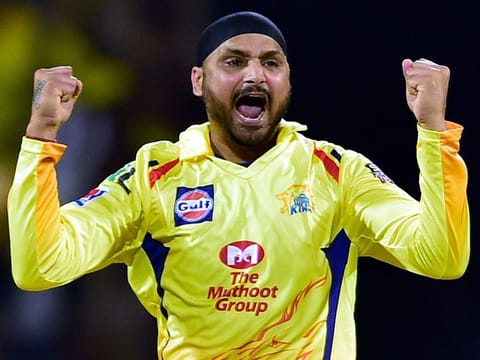 Chennai Super Kings' Harbhajan Singh 