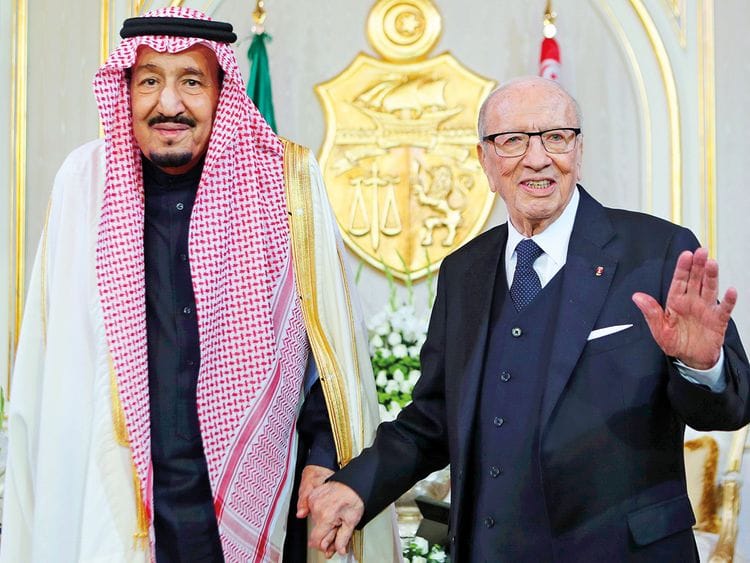 Tunisian President Beji Qaid Al Sebsi