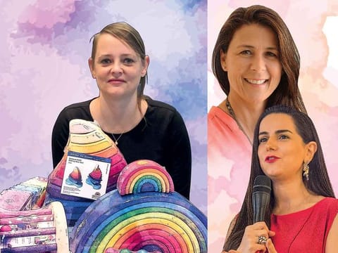 Clockwise from left: Mandy Koebke, Nadia Wehbe and Mona Tavassoli