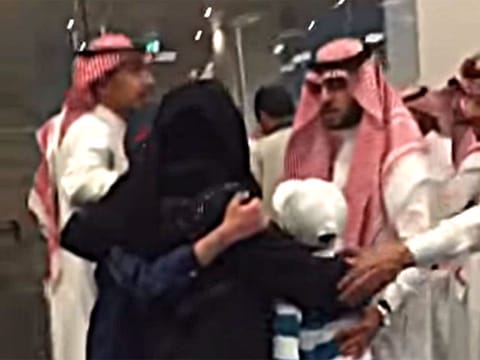 Back home: Saudi children abducted by Daesh father 